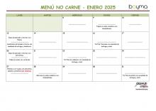 MENÚ NO CARNE.