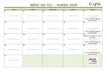 Menú no PLV